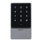 Controler stand-alone cu tastatura touch si cititor card EM 125kHz + Mifare 13.56MHz, carcasa antivandal - SEBURY