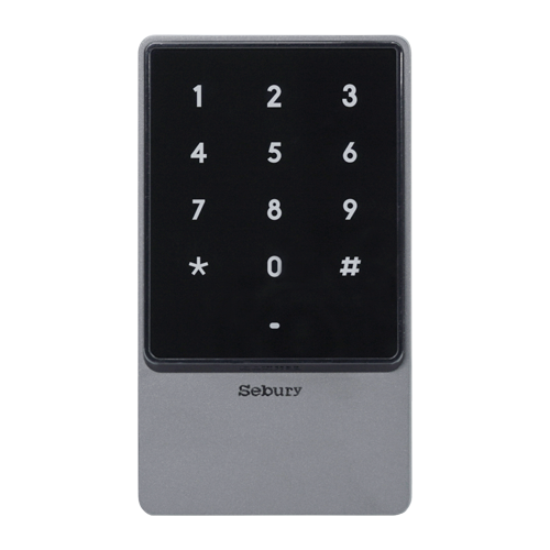 img9366large Controler stand-alone cu tastatura touch si cititor card EM 125kHz + Mifare 13.56MHz, carcasa antivandal - SEBURY - imagine 1