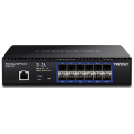 Switch 12 porturi SFP+ 1/10G, 1 x consola RJ45, management, 1U - TRENDnet - imagine 2