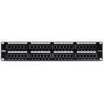 Patch Panel 48 porturi RJ45 UTP 19", Cat5/5e - TRENDnet