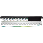 Patch Panel 16 porturi RJ45 UTP, Cat6a, Ecranat, 1U - TRENDnet - imagine 5