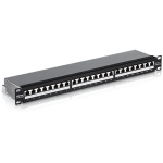 Patch Panel 24 porturi RJ45, Cat6a, Ecranat, 1U - TRENDnet - imagine 2