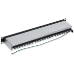 Patch Panel 24 porturi RJ45, Cat6a, Ecranat, 1U - TRENDnet - imagine 4