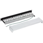 Patch Panel 24 porturi RJ45, Cat6a, Ecranat, 1U - TRENDnet - imagine 5