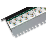 Patch Panel 24 porturi RJ45, Cat6a, Ecranat, 1U - TRENDnet - imagine 7