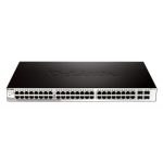 Switch 24 porturi Gigabit 10/100/1000 Mbps + 4 porturi combo - D-Link DGS-1210-24