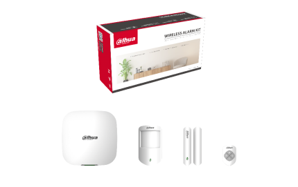 Kit alarma wireless, Dual SIM, 4G, Wifi 2.4 / 5.0 GHz sau TCP/IP - Dahua ART-ARC3000H-03-FW2(868)