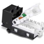 Keystone Jack Cat.6 tool-less, negru - TRENDnet TC-K25C6BK - imagine 3