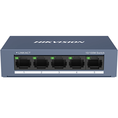 img10091large Switch L2, 5 x RJ45 10/100 Mbps, Unmanaged - HIKVISION DS-3E0105-O - imagine 1