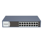 Switch L2, 16 x RJ45 10/100 Mbps, Unmanaged - HIKVISION DS-3E0116R-O