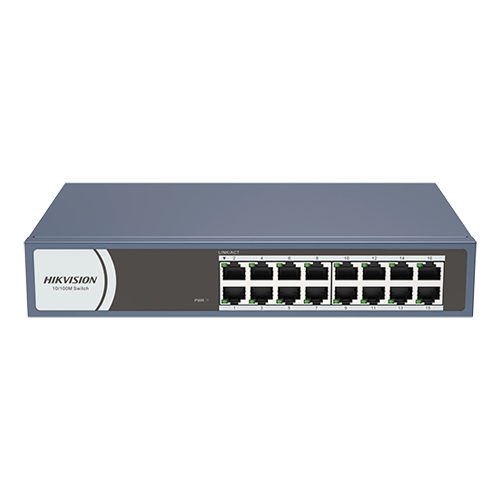 img10097large Switch L2, 16 x RJ45 10/100 Mbps, Unmanaged - HIKVISION DS-3E0116R-O - imagine 1