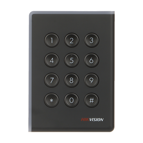 img10242large Cititor de proximitate MIFARE 13.56 MHz cu tastatura integrata -HIKVISION DS-K1108AMK - imagine 1
