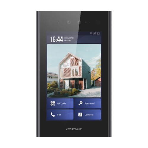 img10529large Videointerfon TCP/IP, 8' touch screen, recunoastere faciala - HIKVISION DS-KD9403-E6 - imagine 1