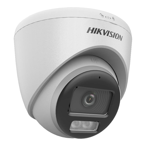 img11334large ColorVu, Dual Light -Camera analog 3K, lentila 2.8mm, IR 40m, WL 40m, TVI/AHD/CVI/CVBS, Mic., IP67 - HIKVISION DS-2CE72KF0T-LFS-2.8mm - imagine 1