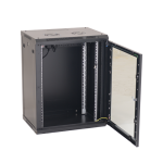 Rack perete 18U 19' 600x450, capacitate incarcare 80 Kg, negru - ASYTECH Networking ASY-18U-6045W - imagine 3