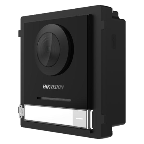 img12449large Modul Master conectare 2 fire, camera video 2MP fisheye si un buton apel, IR 3m - HIKVISION DS-KD8003Y-IME2 - imagine 1