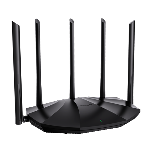 img12878large Router Wi-Fi 6, DualBand 2.4Ghz/5GHz, 300+1201Mbps, 5x6dBi, 4 porturi Gigabit - TENDA TND-RX2-PRO - imagine 1