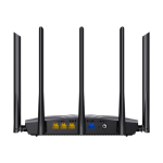 Router Wi-Fi 6, DualBand 2.4Ghz/5GHz, 300+1201Mbps, 5x6dBi, 4 porturi Gigabit - TENDA TND-RX2-PRO - imagine 4
