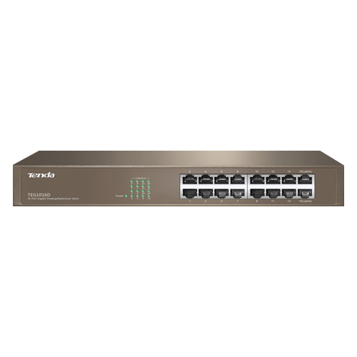 img13637large Switch 16 porturi Gigabit rackmount 1U - TENDA TND-TEG1016D - imagine 1