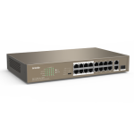 Switch 24 porturi PoE 10/100 Mbps, 2 porturi RJ45 Gigabit, 1 port SFP Gigabit - TENDA TND-TEF1126P-24-250W-V30 - imagine 3