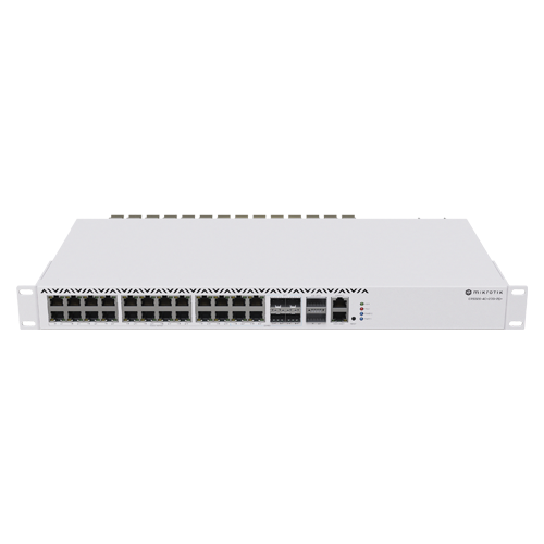 img14117large Management Switch 20 RJ45 2.5 Gigabit, 2 x QSFP+, 4 x Combo (2.5 Gigabit sau SFP+) - Mikrotik CRS326-4C+20G+2Q+RM - imagine 1
