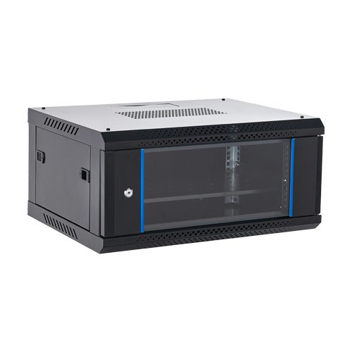 img14732large Rack perete 4U 19'' 600x450, capacitate incarcare 60 Kg, negru - ASYTECH Networking ASY-4U-6045WL - imagine 1