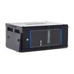 Rack perete 4U 19'' 600x450, capacitate incarcare 60 Kg, negru - ASYTECH Networking ASY-4U-6045WL - imagine 4