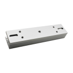 Suport U pt. montaj electromagnet CSE-280P-S pe usi din sticla CSE-280P-U - imagine 2