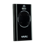 Telecomanda 4 canale, XT4, SLH LR, 433 MHz, negru - FAAC XT4SLH-LR-7870081