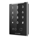 Cititor de proximitate MIFARE, cod QR, Wiegand, RS-485, tastatura integrata -HIKVISION DS-K1109DKB-QR