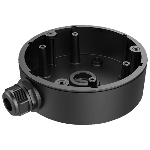 img20311large Doza culoare neagra, conexiuni pentru camerele tip 'DOME' - HIKVISION DS-1280ZJ-DM21-BLACK - imagine 1