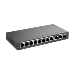 Switch L2, 8 x RJ45 1G PoE, 1 x RJ45 1G, 1 x combo SFP/RJ45 1G, Cloud Management - Ruijie Reyee RG-ES210GS-P - imagine 3