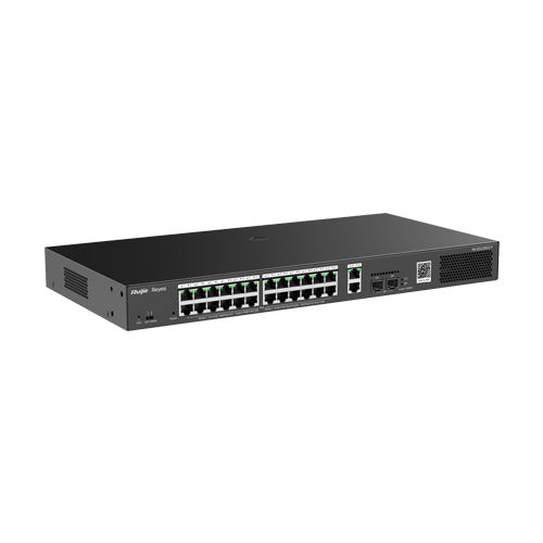 img20419large Switch L2, 24 x RJ45 1G PoE, 2 x SFP 1G, 2 x RJ45 1G, Cloud Management - Ruijie Reyee RG-ES228GS-P - imagine 1