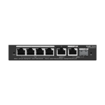 Switch L2, 4 x RJ45 1G PoE, 1 x RJ45 1G, 1 x combo SFP/RJ45 1G, Cloud Management - Ruijie Reyee RG-ES206GS-P - imagine 3
