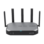 Router Wi-Fi 6, AX3000 Dual Band, 5 x RJ45 1G, Multi-WAN, Cloud Management - Ruijie Reyee RG-EG105GW-X
