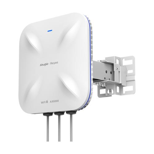 img20851large Access Point exterior directional AX6000, Wi-Fi 6, 1x RJ45 2.5G, 1x SFP, PoE IN, Cloud Management - Ruijie RG-RAP6260(H)-D - imagine 1