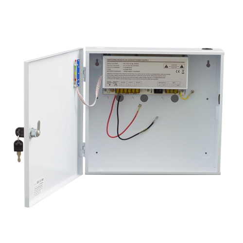 img2101large Sursa de alimentare 12V/10A, back-up in cabinet metalic SDC-12-10B - imagine 1