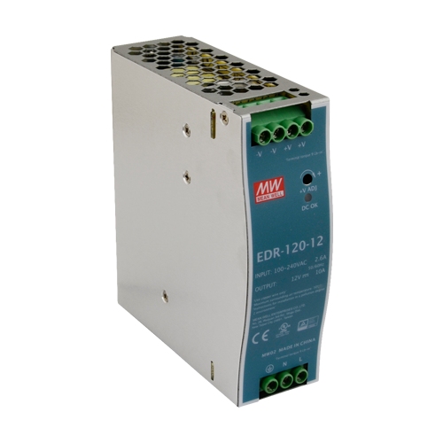 img21299large Sursa de alimentare in comutatie, 12V / 10A, sina DIN - MEAN WELL EDR-120-12 - imagine 1