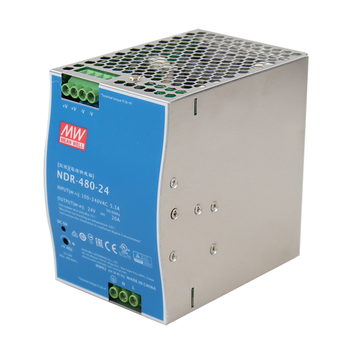 img21407large Sursa de alimentare in comutatie, 24V / 20A, sina DIN - MEAN WELL NDR-480-24 - imagine 1