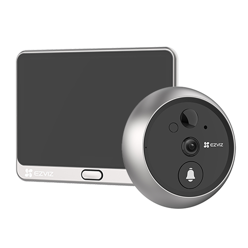 img22572large Vizor electronic inteligent, rezolutie 2K, detectie persoana, Ecran tactil 4.3'', audio bidirectional, Wi-Fi - EZVIZ CS-DP2-2K - imagine 1