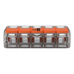 Conector derivatie 5 fire, max. 4 mmÂ² (25 buc.) - WAGO 221-415 - imagine 3