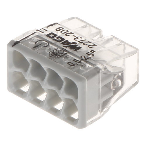 img23180large Conector compact de imbinare, 8 fire, max. 2.5 mm² (50 buc.) - WAGO 2273-208 - imagine 1