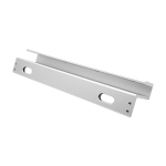 Suport aluminiu UZL pt. montaj electromagnet tip CSE-280P pe usi sticla fara rama CSE-280P-UZL