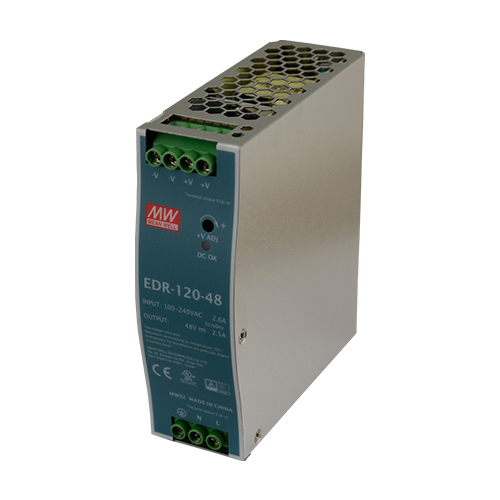 img23280large Sursa de alimentare in comutatie, 24V / 6.5A, sina DIN - MEAN WELL EDR-150-24 - imagine 1