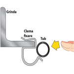 Clema fixare tub pe grinda Ã19-24 MM, grosime grinda 4-7,5 MM CC (100 buc.) - CELO 97524CC - imagine 2