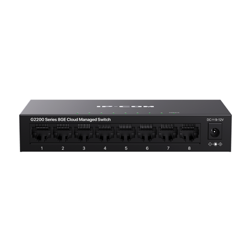 img24651large Switch 8 porturi Gigabit, Cloud Management - IP-COM G2208D - imagine 1