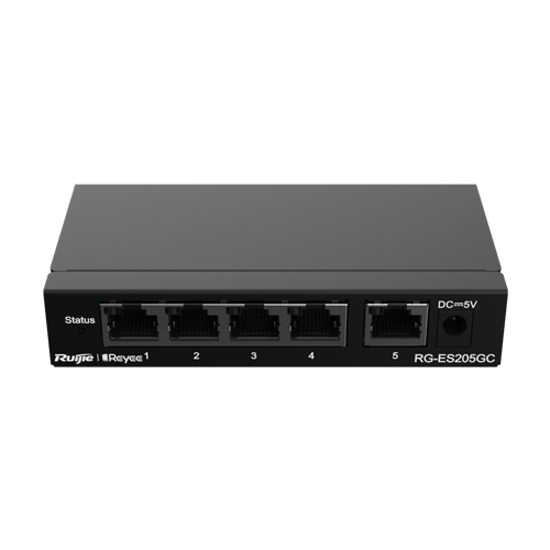 img24834large Switch L2, 5 x RJ45 1G, Cloud Management - Ruijie Reyee RG-ES205GC - imagine 1