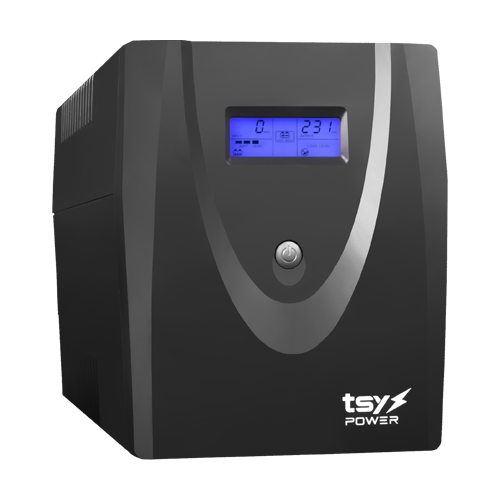 img26559large UPS TSY Power, 2000VA/1200W, LCD, AVR-repornire automata, Management, 4 x Schuko, 2 x RJ45, 1 X USB type B TSY-MP-2K0-LCD - imagine 1