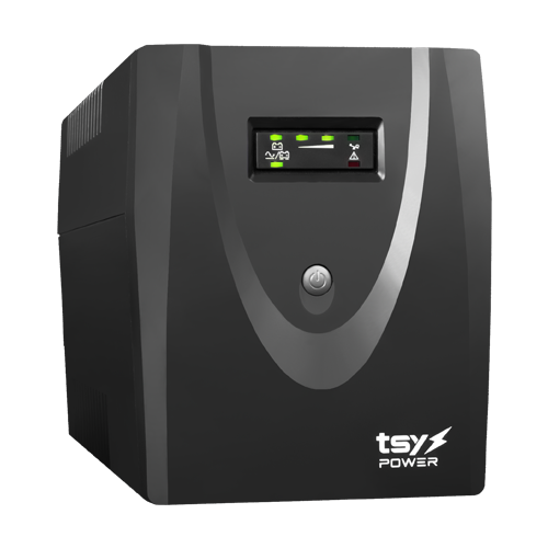 img26571large UPS TSY Power, 2000VA/1200W, LED, AVR-repornire automata, Management, 4 x Schuko, 2 x RJ45, 1 X USB type B TSY-MP-2K0-LED - imagine 1