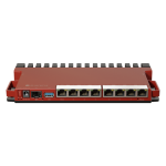 Router 8 porturi Gigabit, 1 port PoE IN, 1 port PoE Out, SFP 2.5G, NAND, USB, 1U - MikroTik L009UiGS-RM - imagine 2